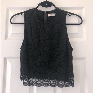 Aritzia Babaton Lace Crop Top